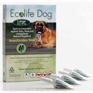 Solano Ecolife Spot On For Dogs Above 30kg 4ct